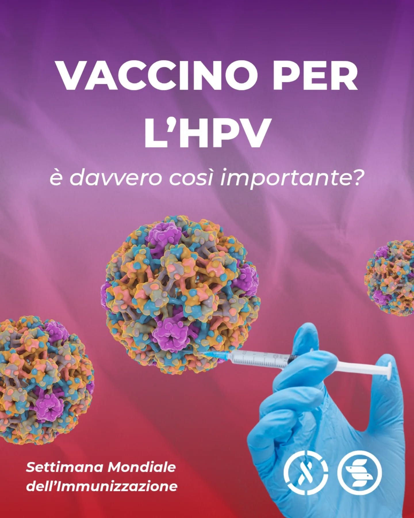 Il Vaccino per l'HPV è un elemento essenziale di prevenzione ed è talmente tanto efficace che, tramite esso, è possibile eradicare persino alcuni tipo di tumori, come quello al collo dell'utero.

Spesso si sente consigliare questo vaccino solo alle persone AFAB, ma è in realtà essenziale che anche chi ha genitali maschili venga vaccinato, per tutelare se stessi e anche gli altri grazie alla riduzione della circolazione del virus (meno contagiati = meno rischio di contagio, vedi il post di ieri sull'immunitá di gregge per maggiori dettagli).

Vaccinatevi e vaccinate, qualsiasi sia il vostro genere o la vostra età!