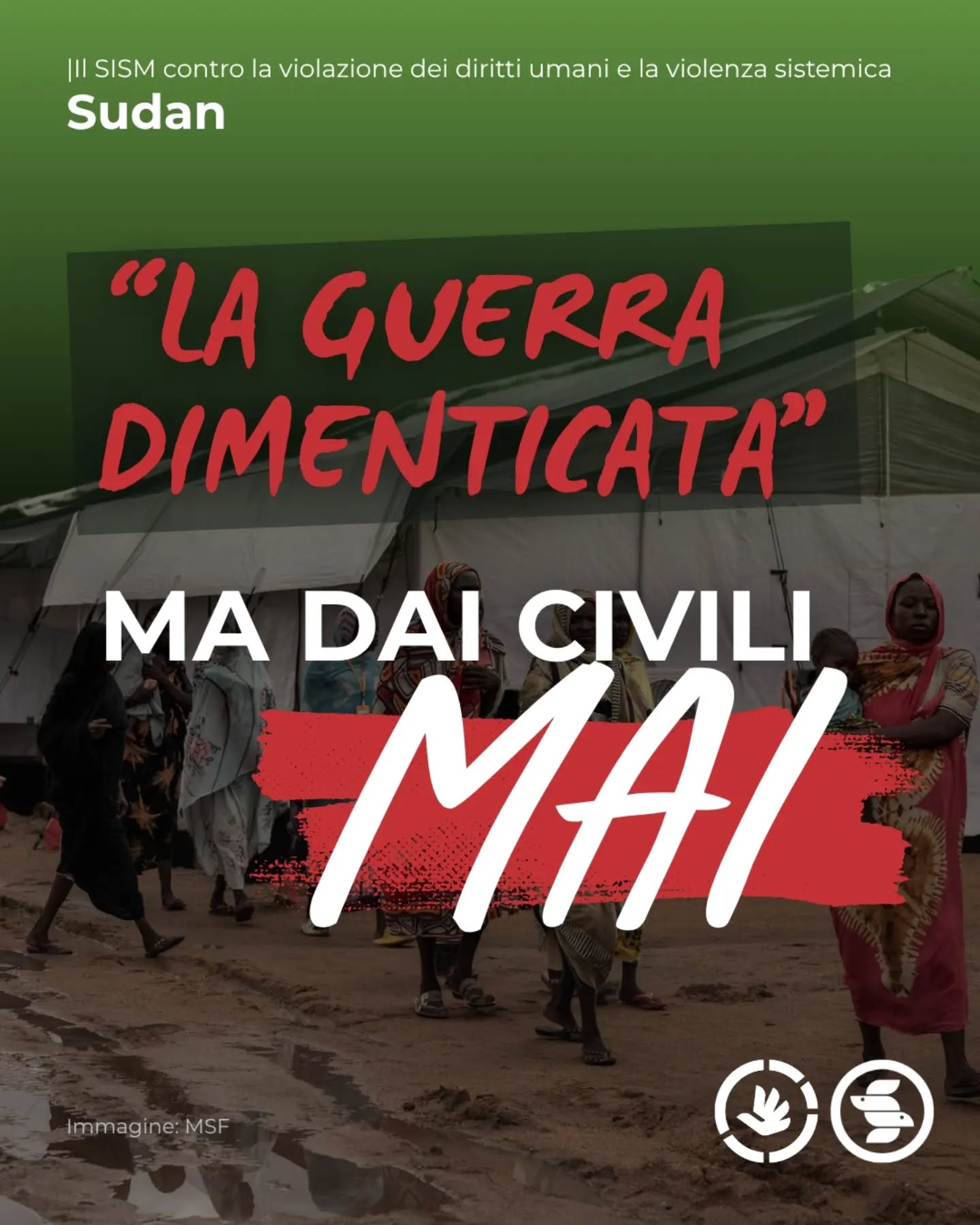 La campagna social “Salute e conflitti” continua con gli aggiornamenti sulle condizioni di vita in Sudan. 
L’obiettivo è quello di portare alla luce, ancora una volta, una drammatica emergenza umanitaria con impatto mediatico pari a zero, che continua a consumarsi nel silenzio della comunità internazionale. 

Eppure, i dati sono spaventosi: oltre 14 milioni di persone sono state costrette a lasciare le proprie case, mentre più di due terzi della popolazione necessita di assistenza umanitaria. 

Nel Paese, il 37% delle strutture sanitarie non è più funzionante e ospedali, ambulanze e operatori sanitari continuano a essere bersaglio di attacchi, aggravando ulteriormente l'accesso alle cure per i civili.

Raccontare questa e le altre crisi, significa contrastarne l'invisibilità. Il diritto alla salute e il diritto a vivere una vita dignitosa non devono più esser posti al di sotto di logiche di potere, di conflitti, di strategie politiche che lacerano le vite, in primis, della popolazione. Vogliamo continuare ad informare e, soprattutto sensibilizzare all’informazione, perché è questo il primo passo per dare risonanza a chi rimane vittima, oltre che del sistema, anche della più totale apatia e di una disumanizzante indifferenza. 

Segui i nostri aggiornamenti sul sito.