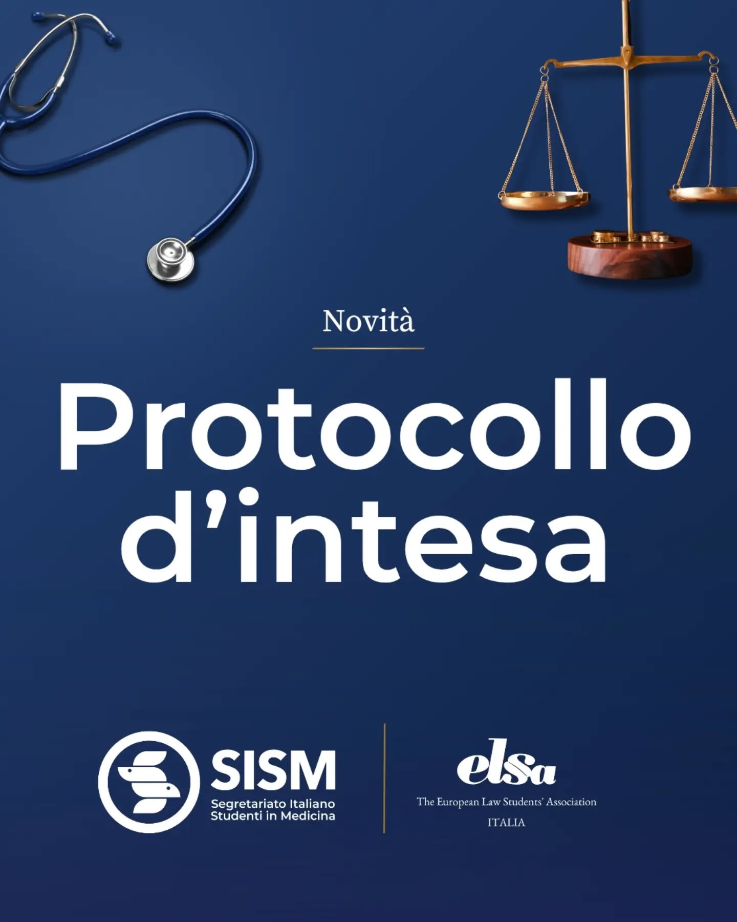 Quando due realtà che condividono gli stessi valori e la voglia di cambiare le cose si incontrano... nasce qualcosa di importante✨
Siamo felicissim3 di annunciare che SISM e ELSA Italia hanno ufficialmente siglato un Protocollo d'Intesa! ✍️
Unire le forze significa:
🚀 Eventi più grandi: più cultura, più networking e più opportunità.
📣 Una voce più forte, per poter tutelare i diritti e i temi che ci stanno a cuore con ancora più impatto.
🧠 Nuove opportunità: progetti condivisi, workshop e iniziative che uniscono le nostre competenze, tra medicina e giurisprudenza.
Crediamo fortemente che fare rete sia l'unico modo per fare davvero la differenza. Questo è solo il primo passo di un lungo percorso insieme, non è soltanto una firma!